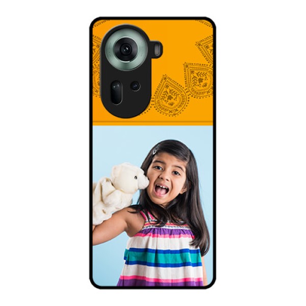 Oppo Reno 11 5G Custom Glass Phone Case - Photo Wedding Design
