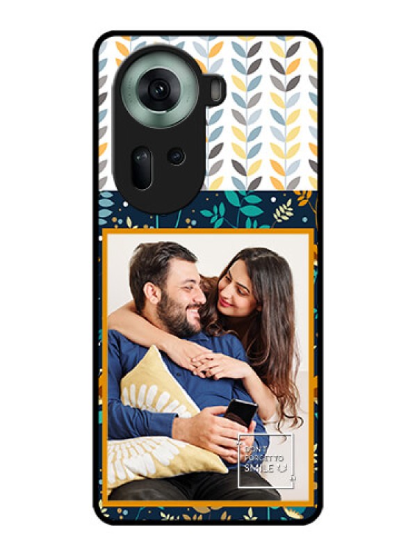 Custom Oppo Reno 11 5G Custom Glass Phone Case - Pattern Design