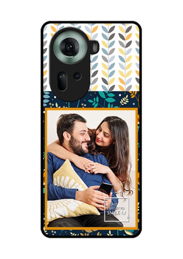 Oppo Reno 11 5G Custom Glass Phone Case - Pattern Design