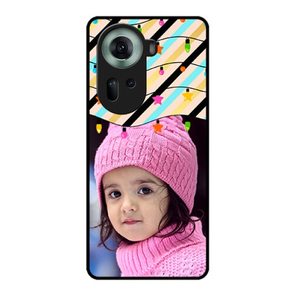 Oppo Reno 11 5G Custom Glass Phone Case - Lights Hanging Design