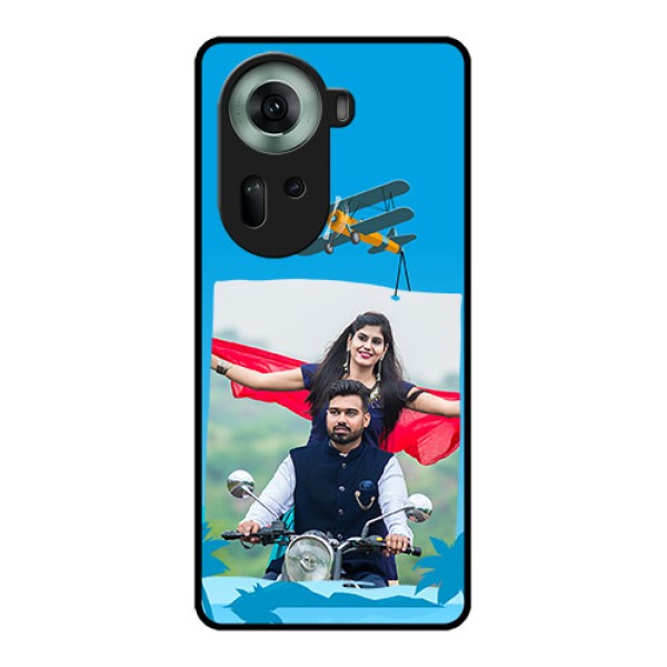 Oppo Reno 11 5G Custom Glass Phone Case - Traveller Design