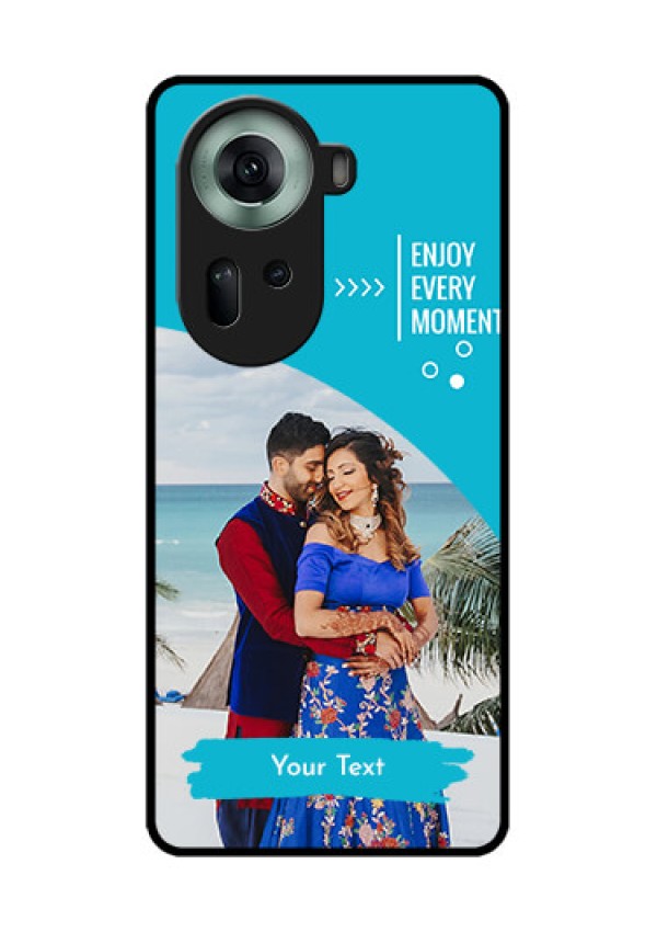 Oppo Reno 11 5G Custom Glass Phone Case - Happy Moment Design