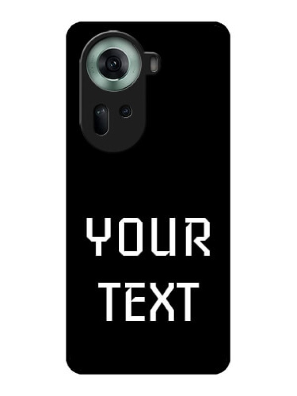 Custom Oppo Reno 11 5G Custom Glass Phone Case - Your Name Design