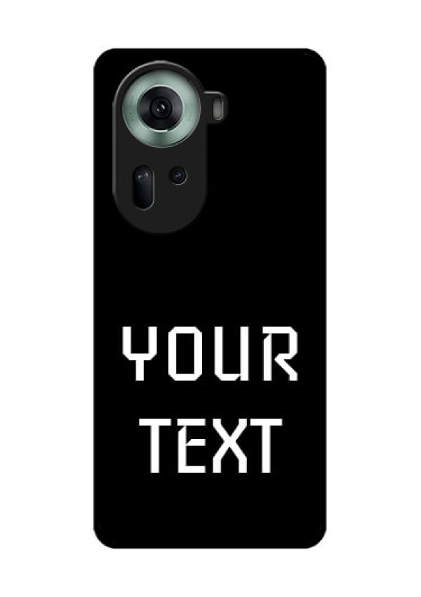 Oppo Reno 11 5G Custom Glass Phone Case - Your Name Design