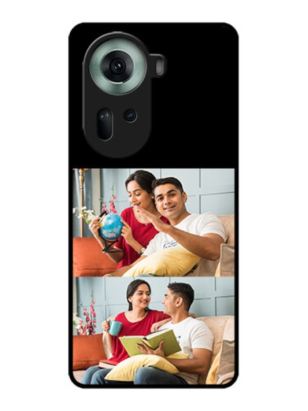 Custom Oppo Reno 11 5G Custom Glass Phone Case - 2 Images Design