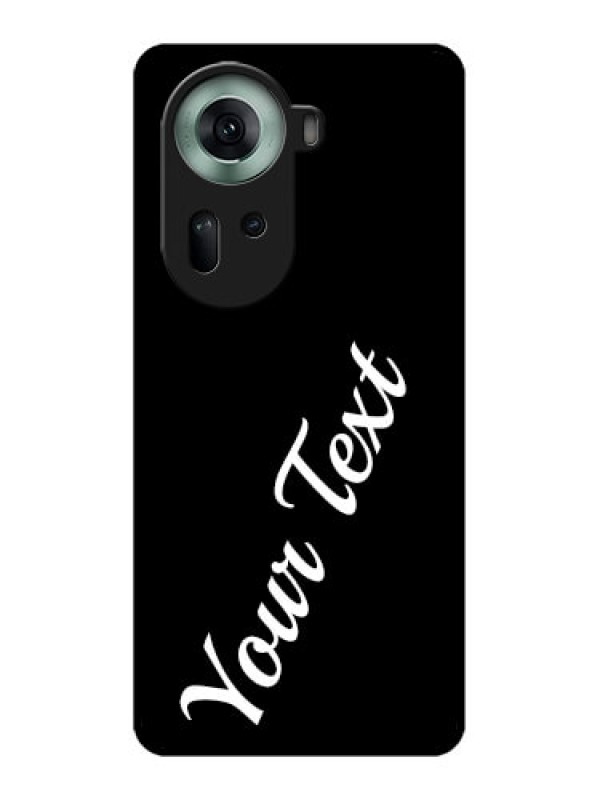 Custom Oppo Reno 11 5G Custom Glass Phone Case - With Your Name Design