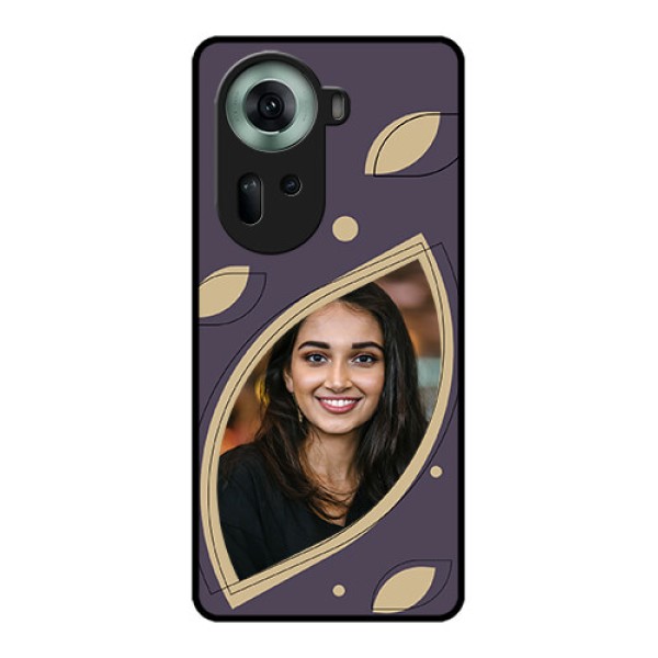 Oppo Reno 11 5G Custom Glass Phone Case - Falling Leaf Design