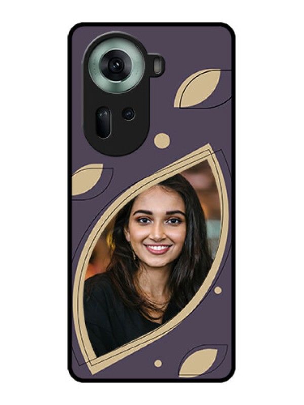 Custom Oppo Reno 11 5G Custom Glass Phone Case - Falling Leaf Design