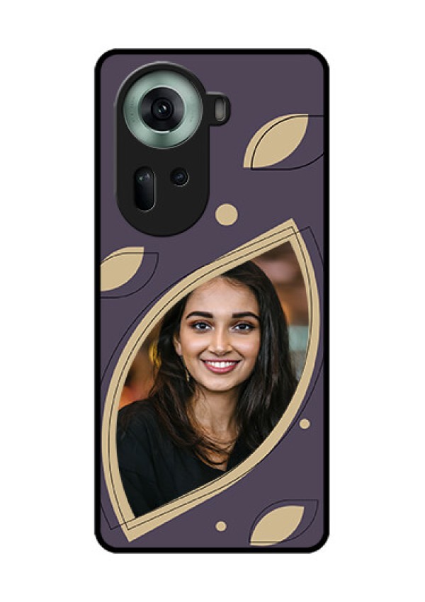Oppo Reno 11 5G Custom Glass Phone Case - Falling Leaf Design