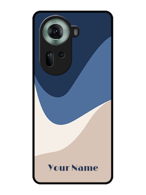 Custom Oppo Reno 11 5G Custom Glass Phone Case - Abstract Drip Art Design