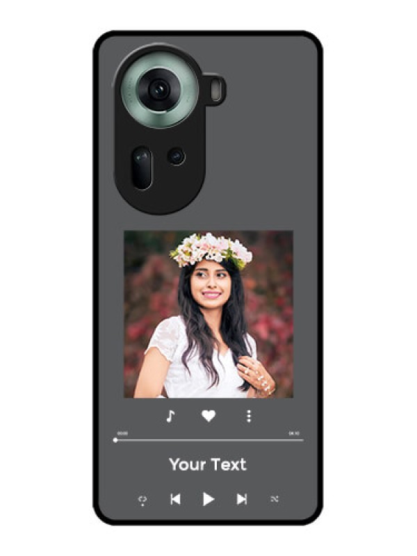 Custom Oppo Reno 11 5G Custom Glass Phone Case - Play The Music Design