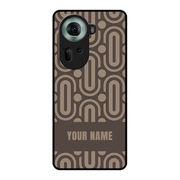 Oppo Reno 11 5G Custom Glass Phone Case - Captivating Zero Pattern Design Oppo Reno 11 5G Custom Glass Phone Case - Captivating Zero Pattern Design