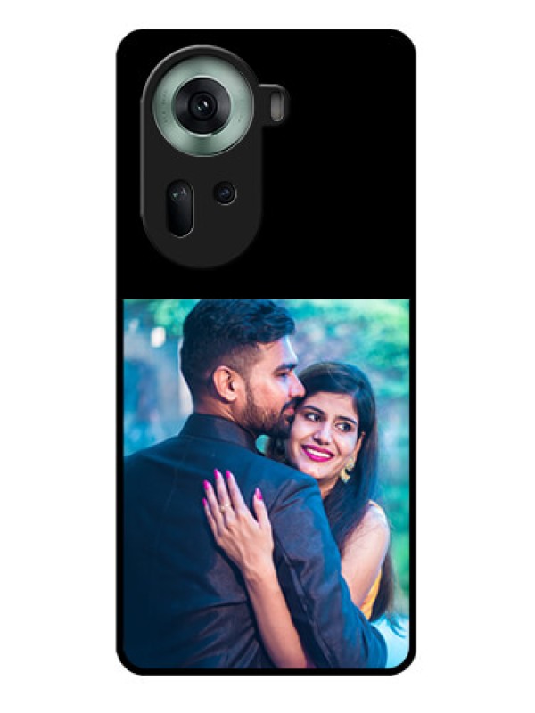 Custom Oppo Reno 11 5G Custom Glass Phone Case - Upload Full Picture With Custom Color Design