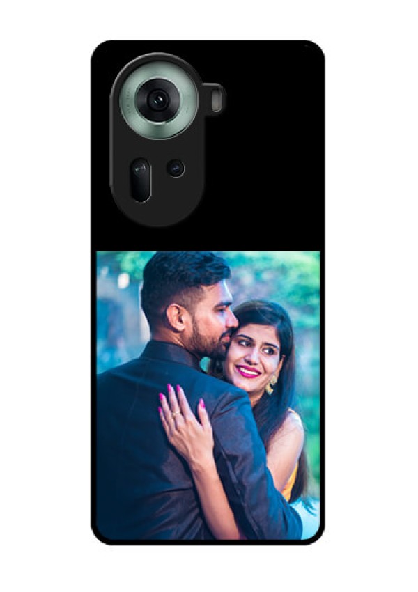 Oppo Reno 11 5G Custom Glass Phone Case - Upload Full Picture With Custom Color Design