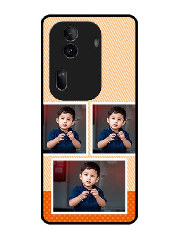 Custom Oppo Reno 11 Pro 5G Custom Glass Phone Case - Bulk Photos Upload Design