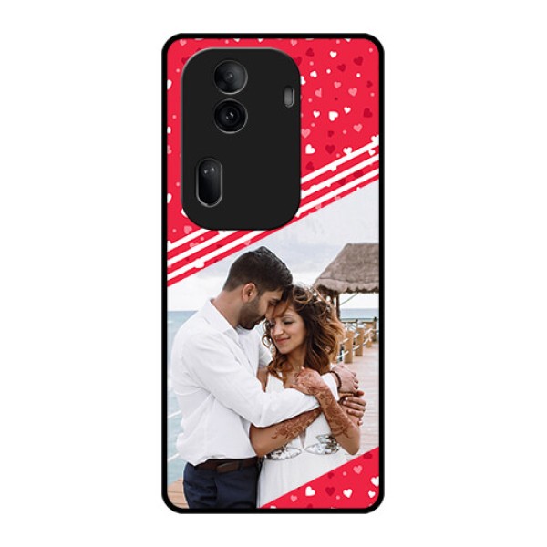 Oppo Reno 11 Pro 5G Custom Glass Phone Case - Valentines Gift Design