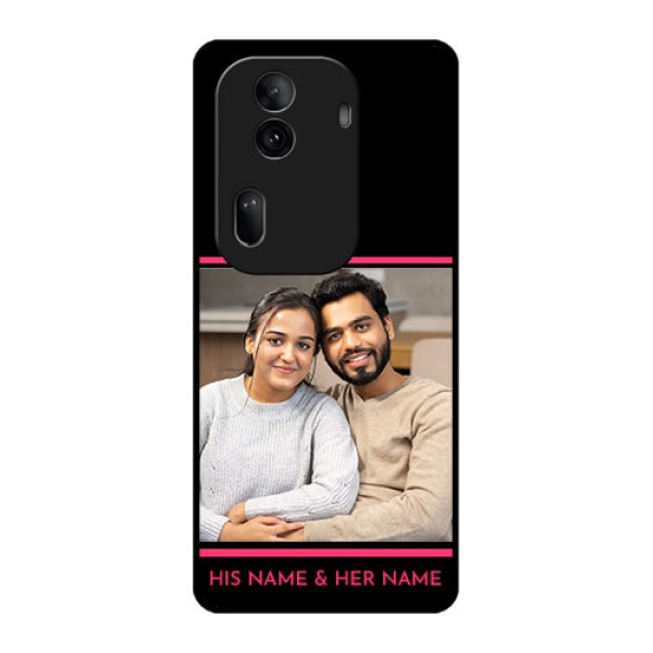 Oppo Reno 11 Pro 5G Custom Glass Phone Case - With Add Text Design