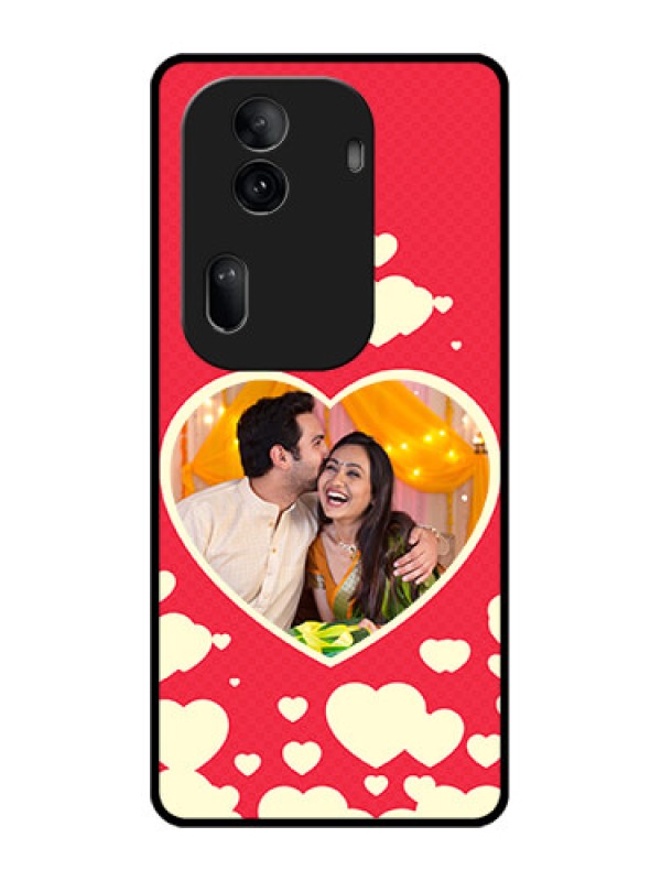 Custom Oppo Reno 11 Pro 5G Custom Glass Phone Case - Love Symbols Phone Cover Design