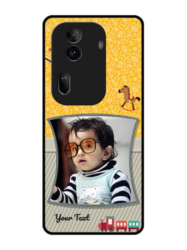 Custom Oppo Reno 11 Pro 5G Custom Glass Phone Case - Baby Picture Upload Design