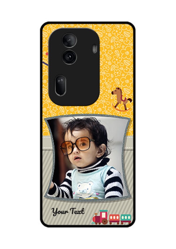 Oppo Reno 11 Pro 5G Custom Glass Phone Case - Baby Picture Upload Design