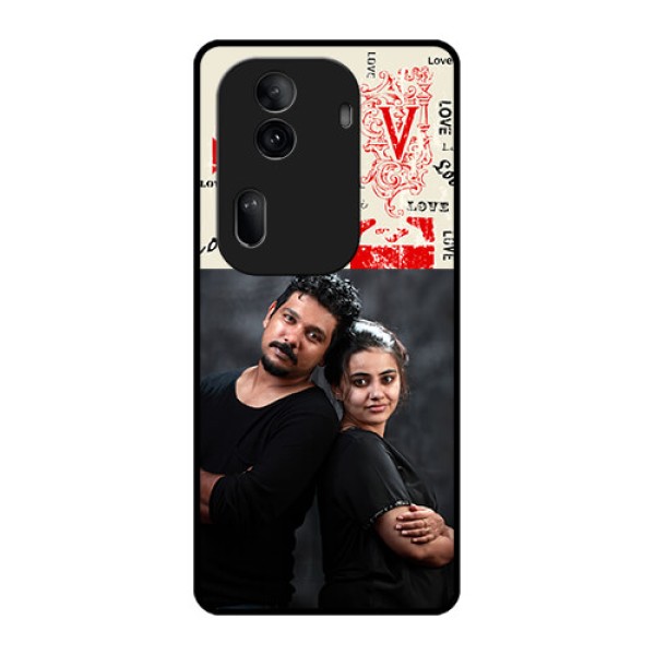 Oppo Reno 11 Pro 5G Custom Glass Phone Case - Trendy Love Design Case