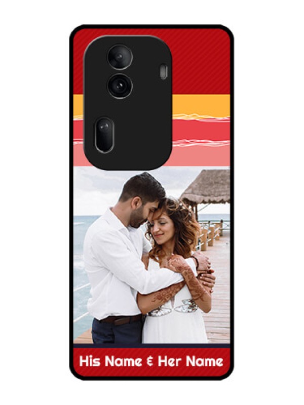 Custom Oppo Reno 11 Pro 5G Custom Glass Phone Case - Colorful Case Design