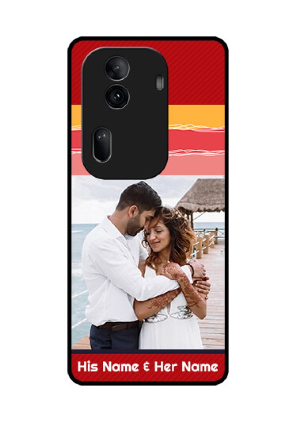 Oppo Reno 11 Pro 5G Custom Glass Phone Case - Colorful Case Design