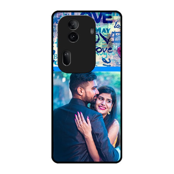 Oppo Reno 11 Pro 5G Custom Glass Phone Case - Colorful Love Design
