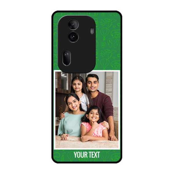 Oppo Reno 11 Pro 5G Custom Glass Phone Case - Picture Upload Design