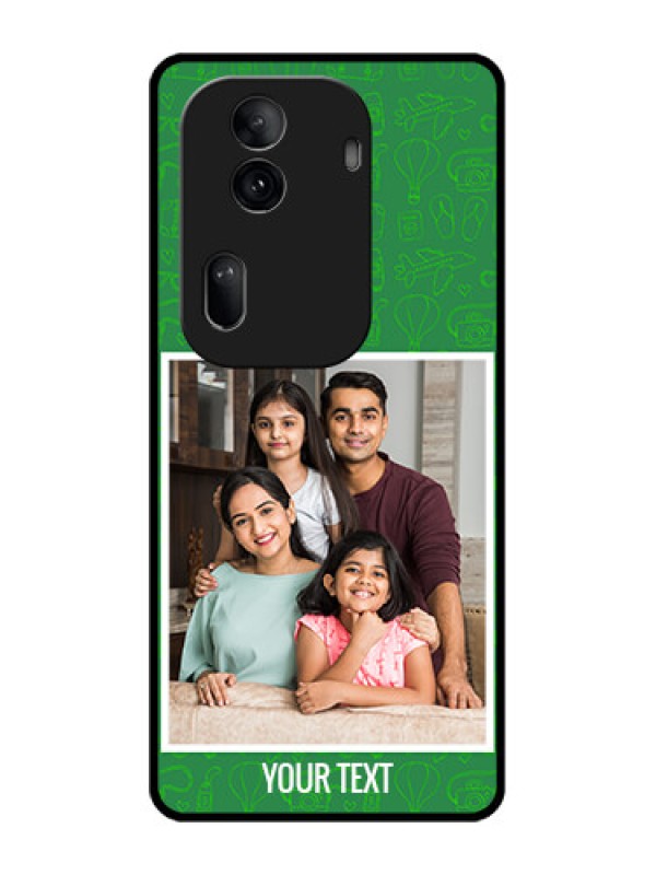 Custom Oppo Reno 11 Pro 5G Custom Glass Phone Case - Picture Upload Design