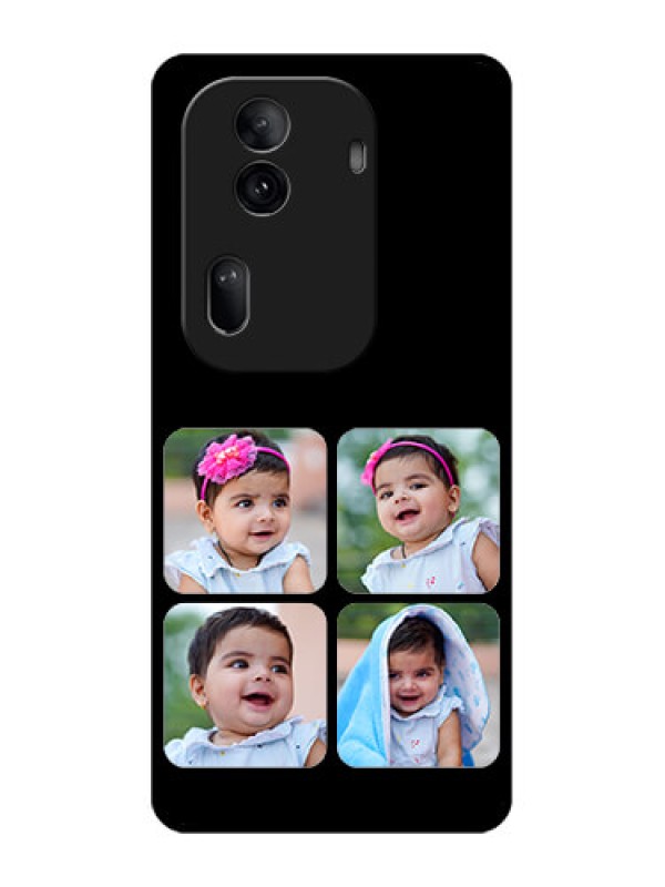 Custom Oppo Reno 11 Pro 5G Custom Glass Phone Case - Multiple Pictures Design