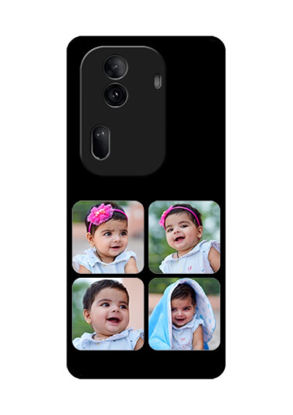 Oppo Reno 11 Pro 5G Custom Glass Phone Case - Multiple Pictures Design