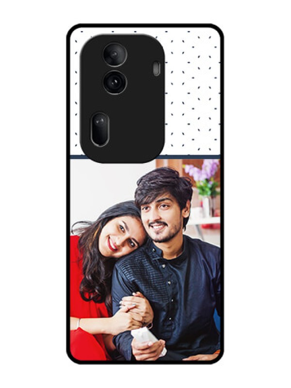 Custom Oppo Reno 11 Pro 5G Custom Glass Phone Case - Premium Dot Design