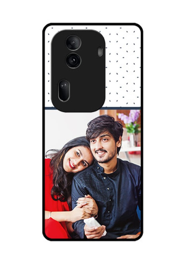 Oppo Reno 11 Pro 5G Custom Glass Phone Case - Premium Dot Design