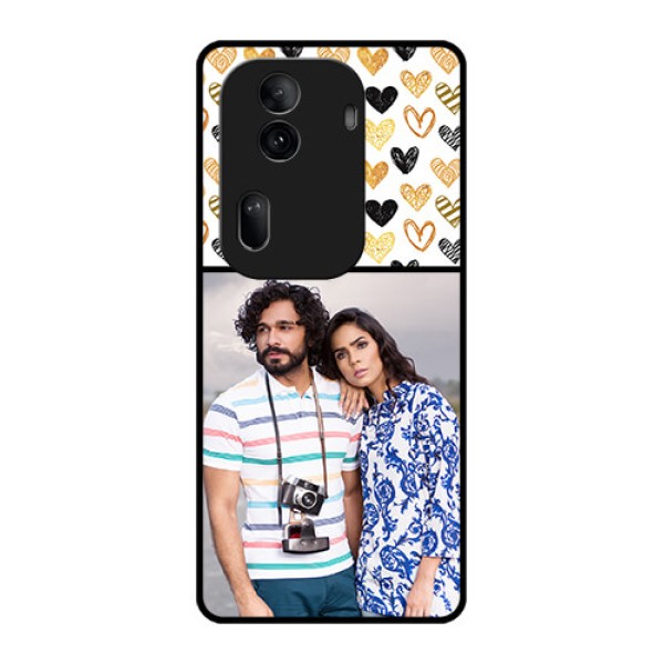 Oppo Reno 11 Pro 5G Custom Glass Phone Case - Love Symbol Design