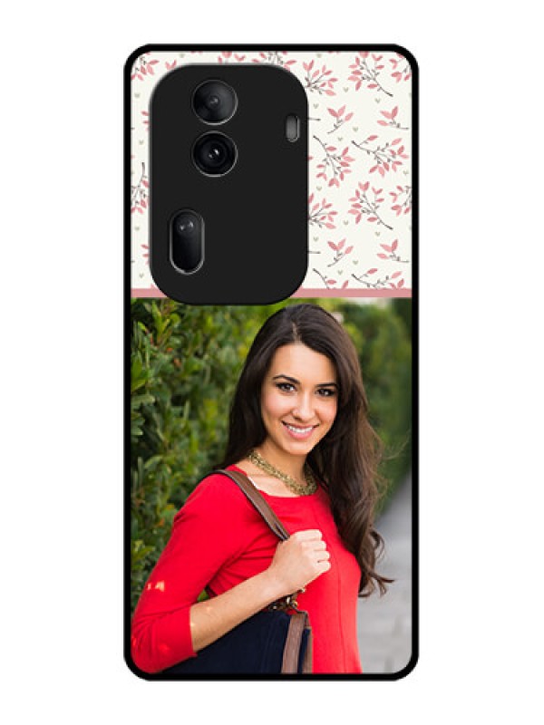 Custom Oppo Reno 11 Pro 5G Custom Glass Phone Case - Stunning Floral Design