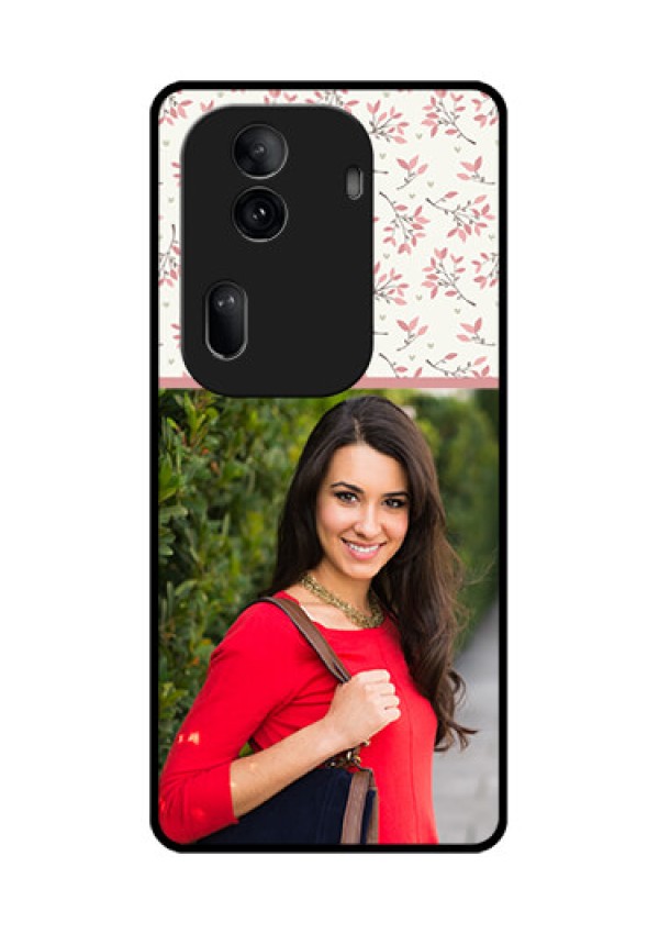 Oppo Reno 11 Pro 5G Custom Glass Phone Case - Stunning Floral Design