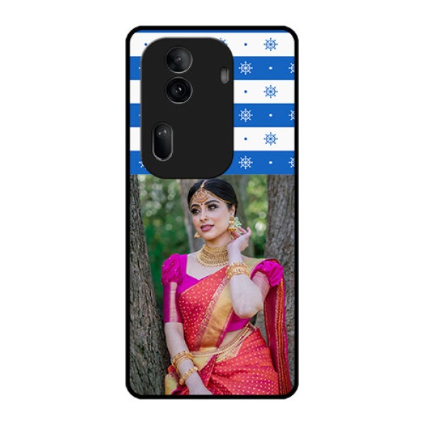 Oppo Reno 11 Pro 5G Custom Glass Phone Case - Snow Pattern Design