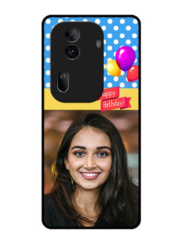 Custom Oppo Reno 11 Pro 5G Custom Glass Phone Case - Happy Birthday Design