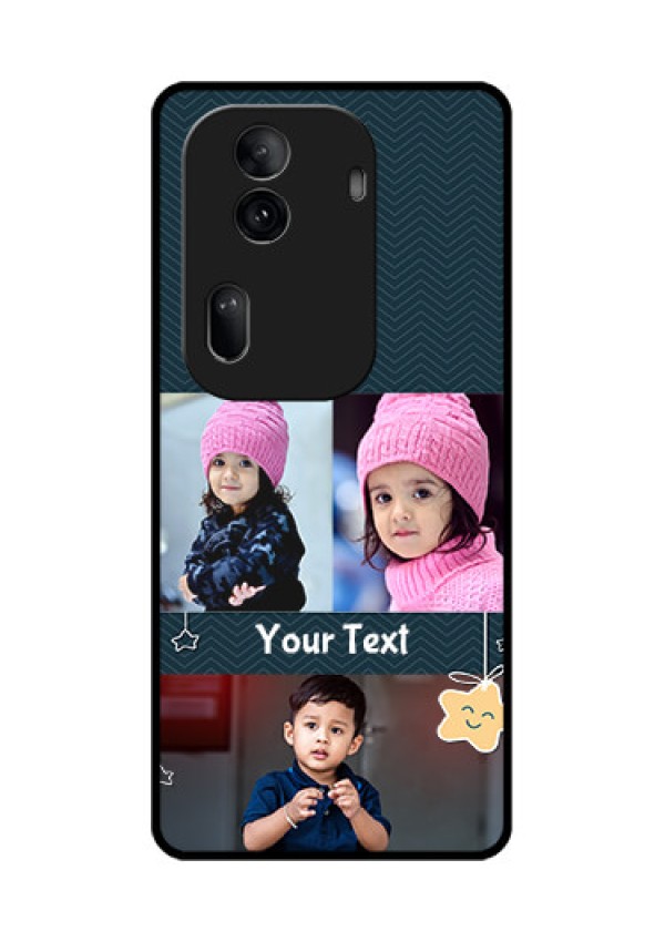Oppo Reno 11 Pro 5G Custom Glass Phone Case - Hanging Stars Design