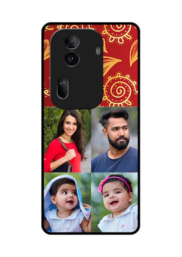 Oppo Reno 11 Pro 5G Custom Glass Phone Case - 4 Image Traditional Design
