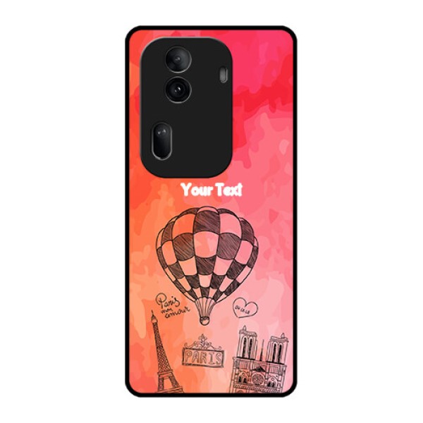 Oppo Reno 11 Pro 5G Custom Glass Phone Case - Paris Theme Design