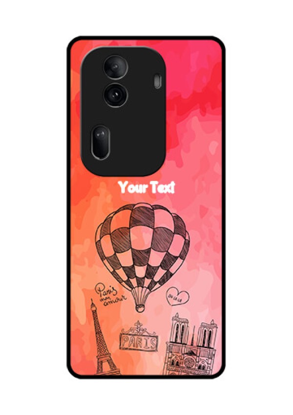 Oppo Reno 11 Pro 5G Custom Glass Phone Case - Paris Theme Design