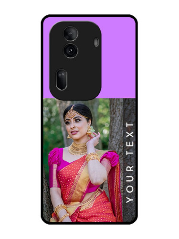 Custom Oppo Reno 11 Pro 5G Custom Glass Phone Case - Birthday Icons Design