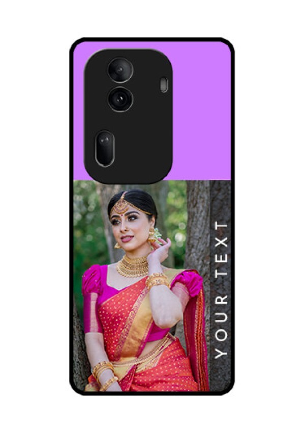 Oppo Reno 11 Pro 5G Custom Glass Phone Case - Birthday Icons Design