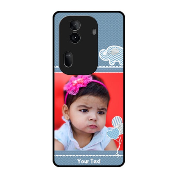 Oppo Reno 11 Pro 5G Custom Glass Phone Case - With Kids Pattern Design Oppo Reno 11 Pro 5G Custom Glass Phone Case - With Kids Pattern Design