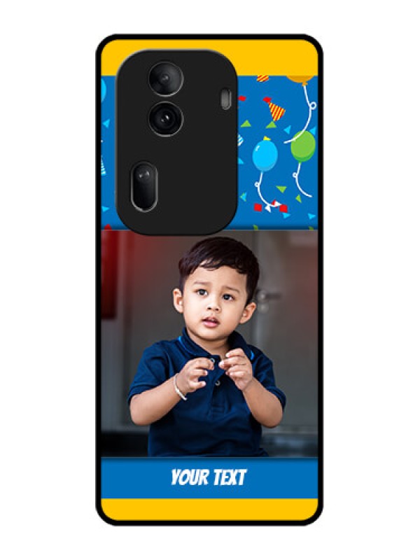 Custom Oppo Reno 11 Pro 5G Custom Glass Phone Case - Birthday Wishes Design