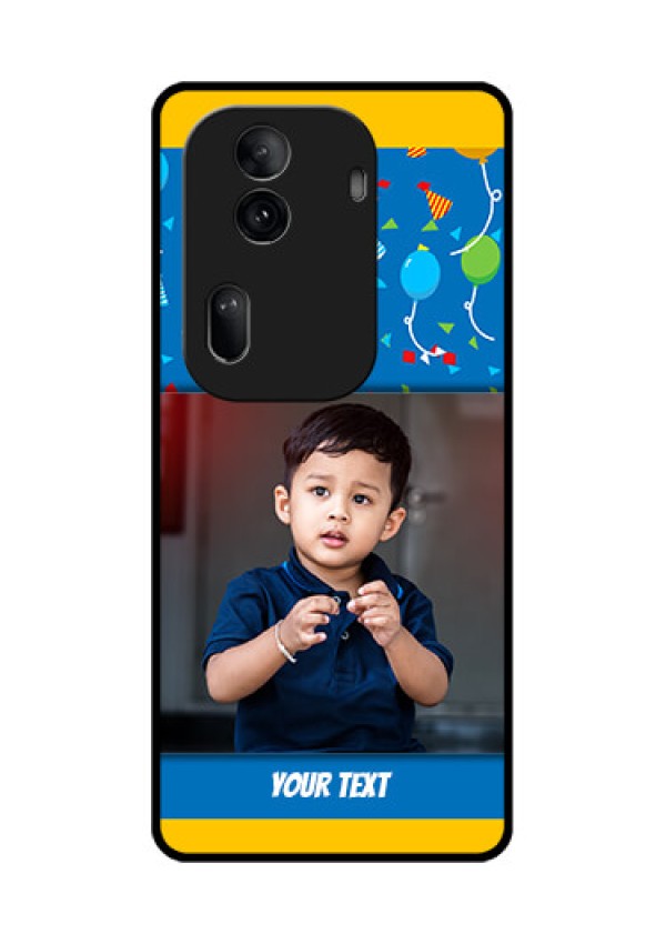 Oppo Reno 11 Pro 5G Custom Glass Phone Case - Birthday Wishes Design