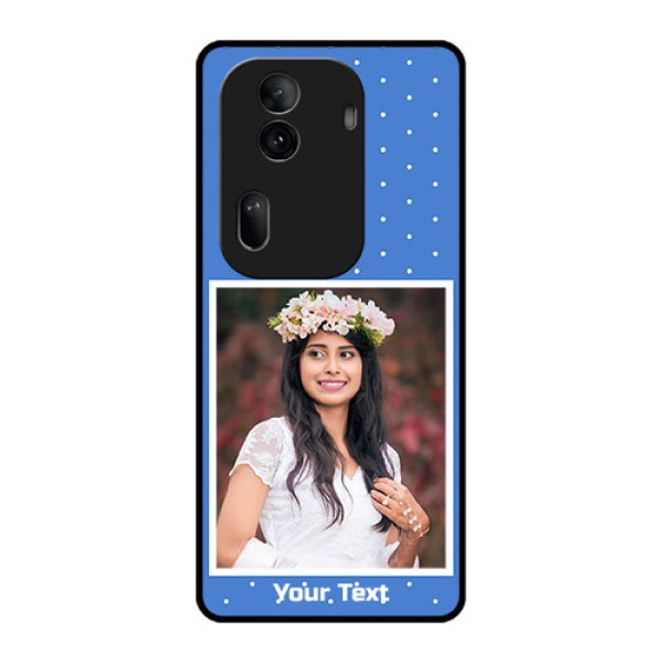 Oppo Reno 11 Pro 5G Custom Glass Phone Case - Polka Dots Design