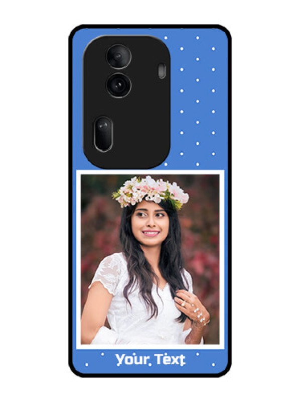 Custom Oppo Reno 11 Pro 5G Custom Glass Phone Case - Polka Dots Design